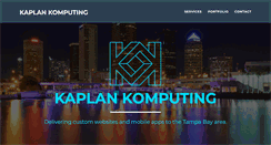 Desktop Screenshot of kaplankomputing.com